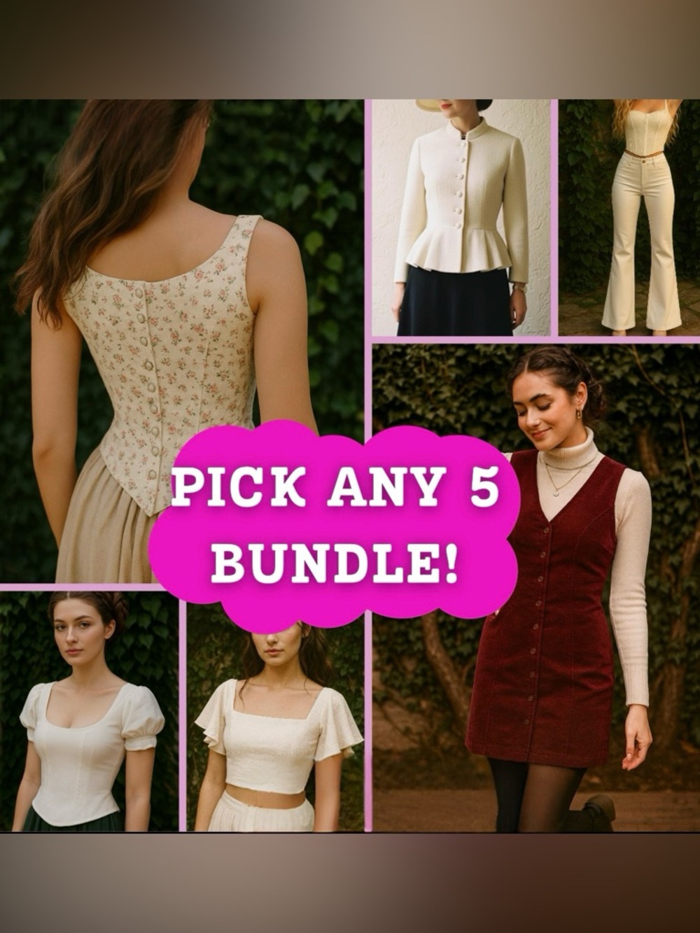 U Pick any 5 clothing items!